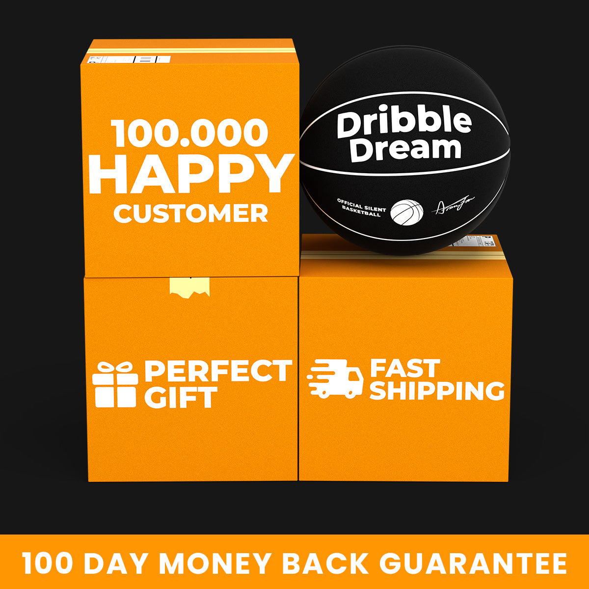 DribbleDream™ - Silent Basketball