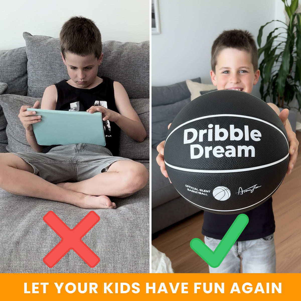 DribbleDream™ - Silent Basketball
